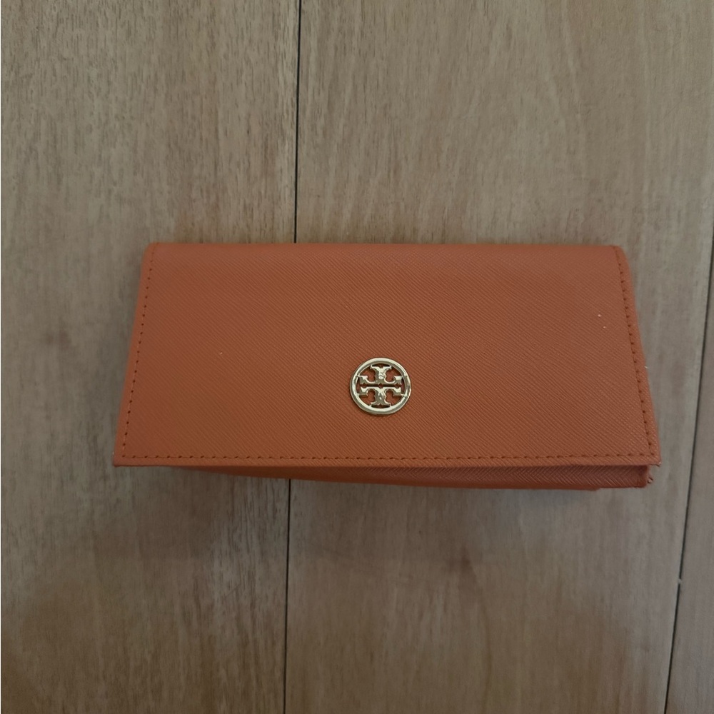 Tory Burch Orange Glasses Case